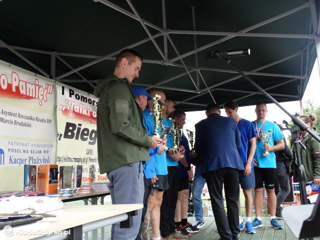 Bieg Inki - Lubichowo 04.09.2021 - wręczenie pucharów