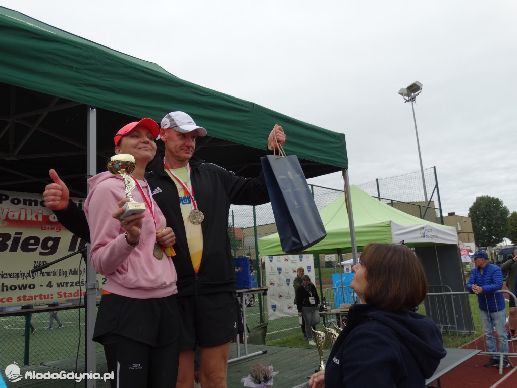 Bieg Inki - Lubichowo 04.09.2021 - wręczenie pucharów