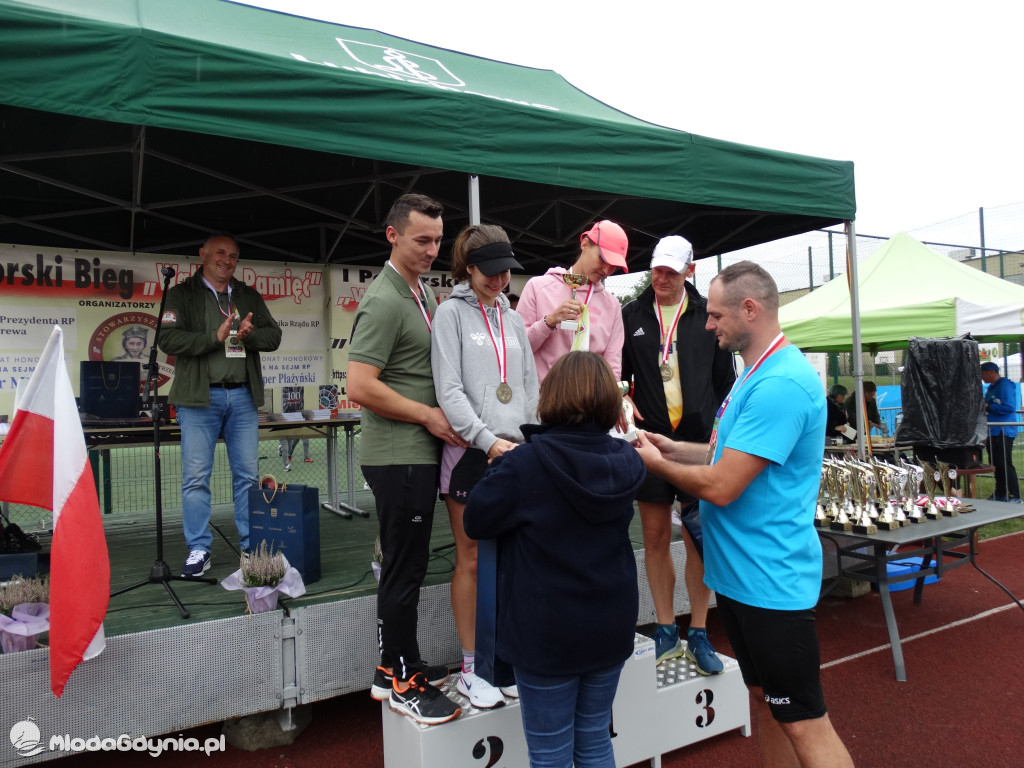 Bieg Inki - Lubichowo 04.09.2021 - wręczenie pucharów