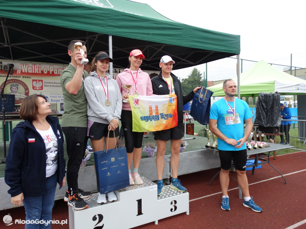 Bieg Inki - Lubichowo 04.09.2021 - wręczenie pucharów