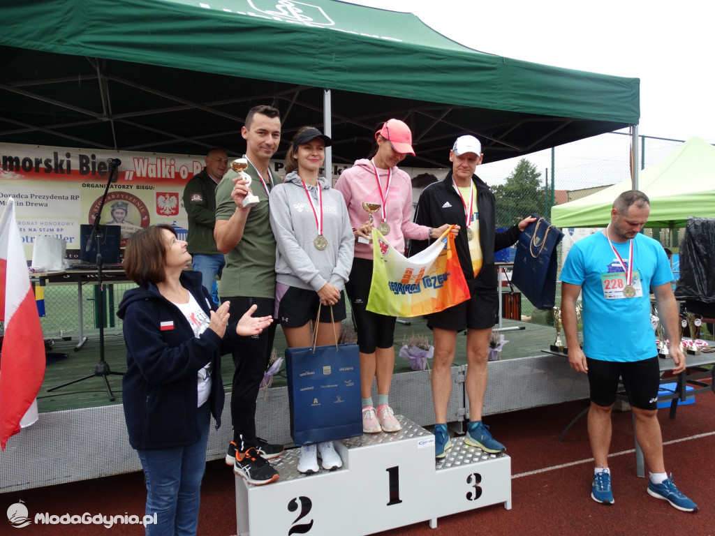 Bieg Inki - Lubichowo 04.09.2021 - wręczenie pucharów