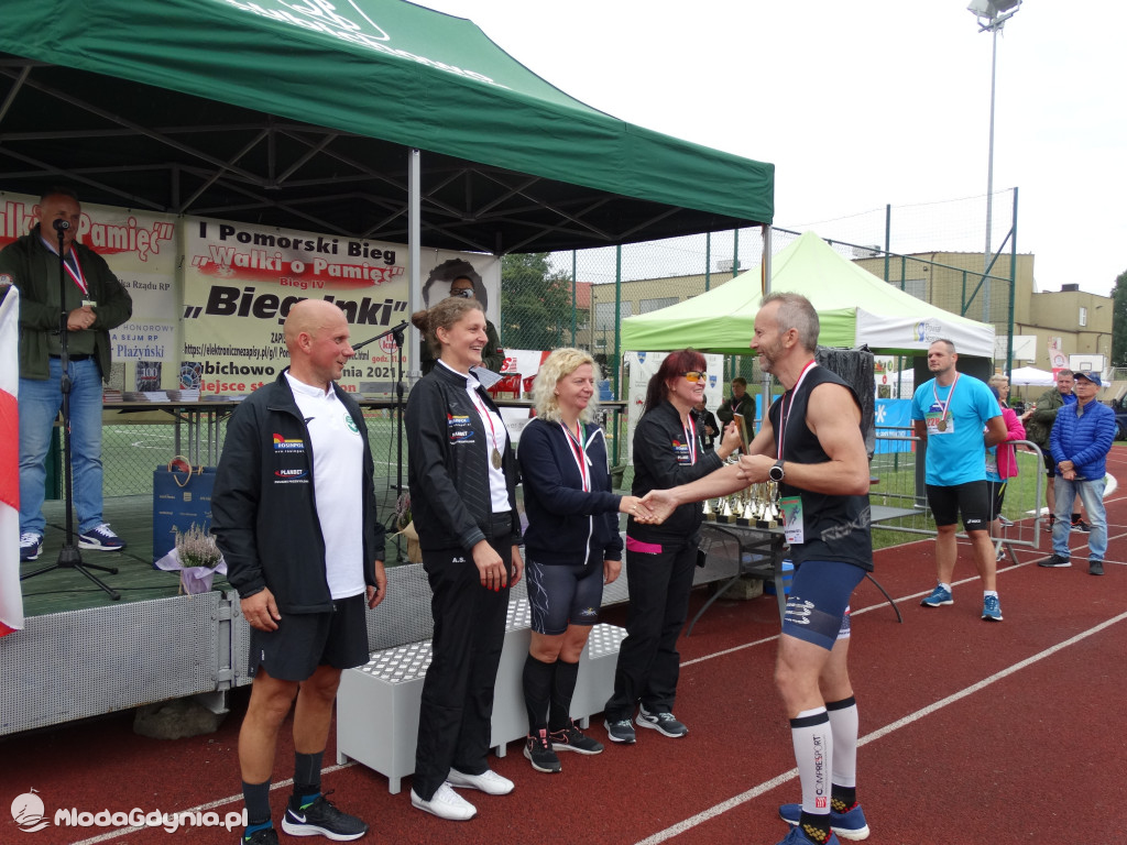 Bieg Inki - Lubichowo 04.09.2021 - wręczenie pucharów