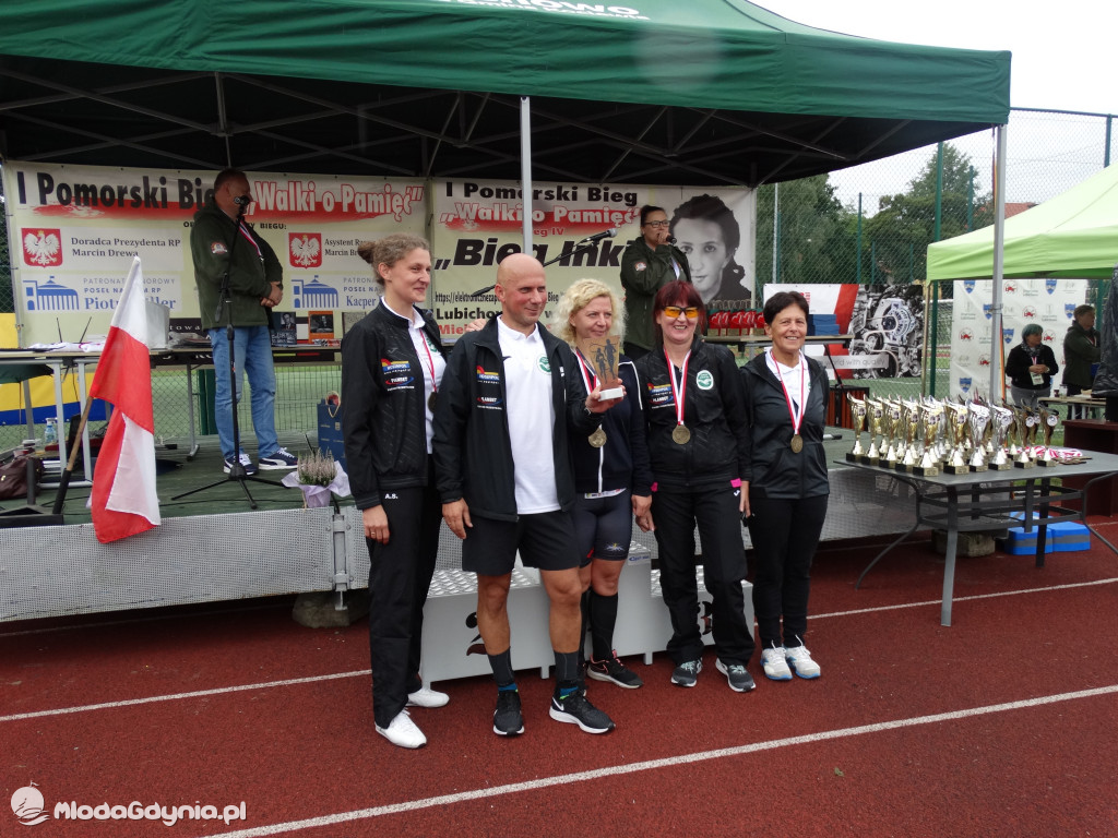 Bieg Inki - Lubichowo 04.09.2021 - wręczenie pucharów