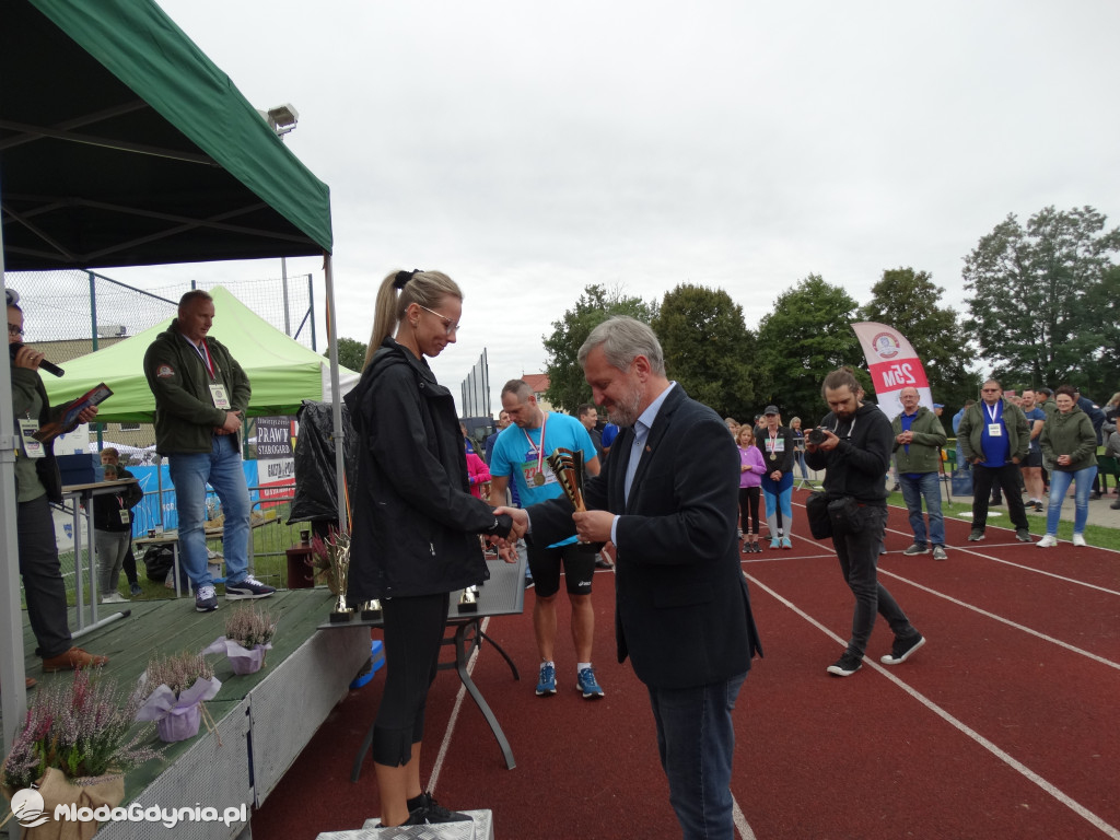 Bieg Inki - Lubichowo 04.09.2021 - wręczenie pucharów