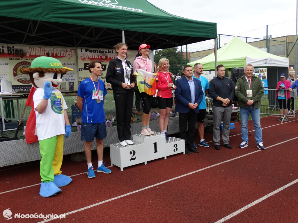 Bieg Inki - Lubichowo 04.09.2021 - wręczenie pucharów