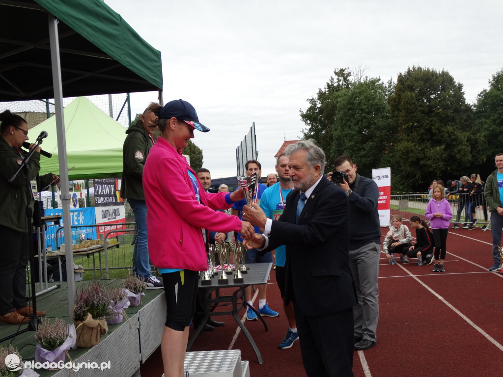 Bieg Inki - Lubichowo 04.09.2021 - wręczenie pucharów