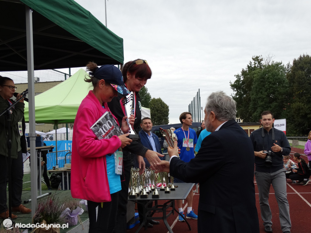 Bieg Inki - Lubichowo 04.09.2021 - wręczenie pucharów