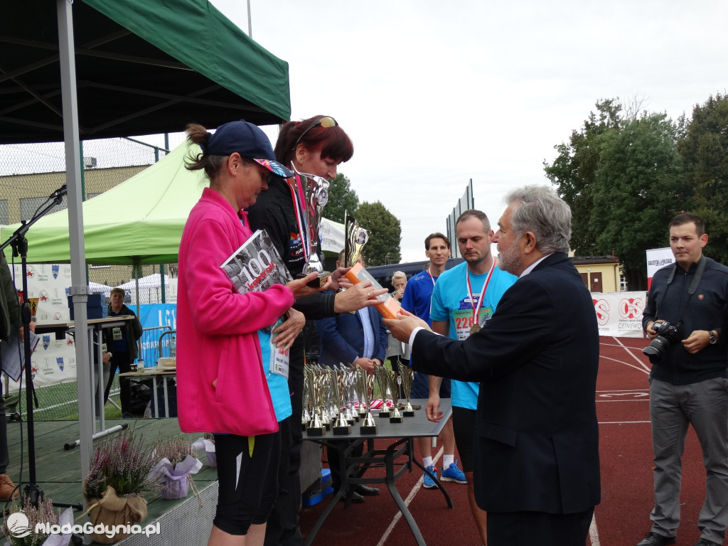 Bieg Inki - Lubichowo 04.09.2021 - wręczenie pucharów