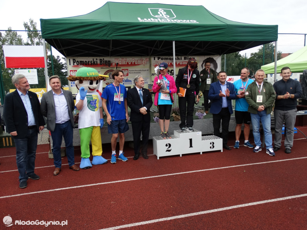 Bieg Inki - Lubichowo 04.09.2021 - wręczenie pucharów