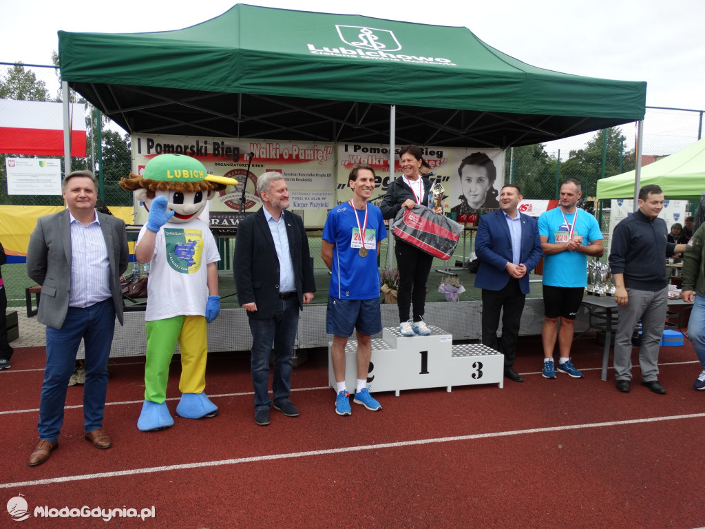 Bieg Inki - Lubichowo 04.09.2021 - wręczenie pucharów