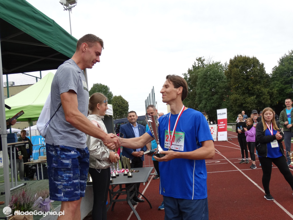 Bieg Inki - Lubichowo 04.09.2021 - wręczenie pucharów
