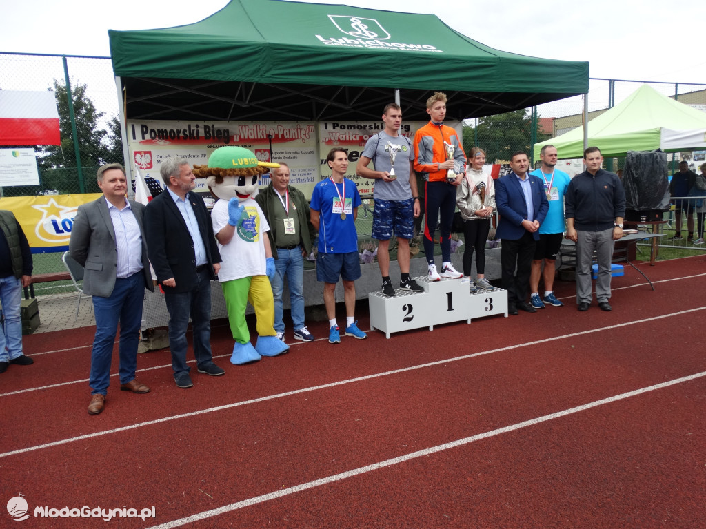 Bieg Inki - Lubichowo 04.09.2021 - wręczenie pucharów