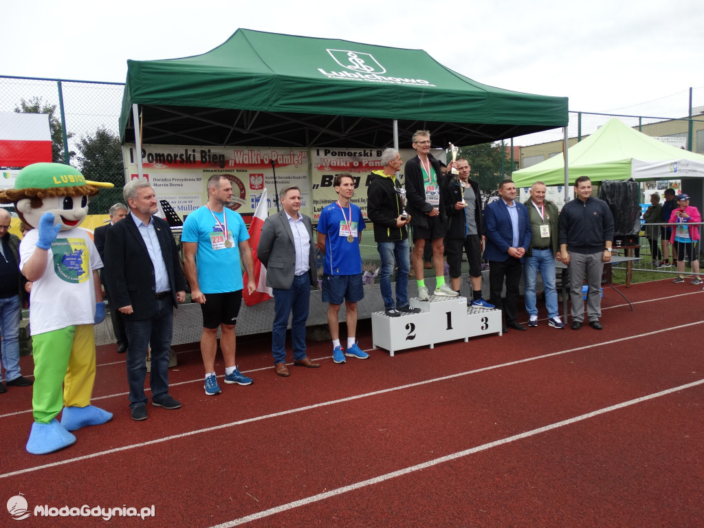 Bieg Inki - Lubichowo 04.09.2021 - wręczenie pucharów