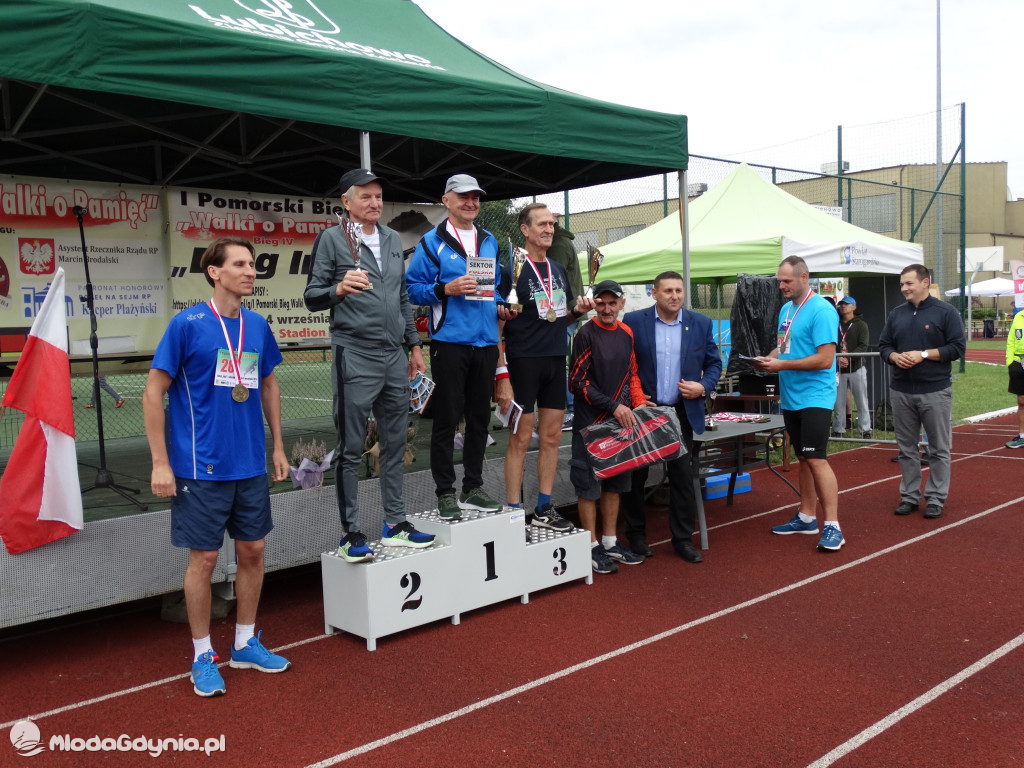 Bieg Inki - Lubichowo 04.09.2021 - wręczenie pucharów
