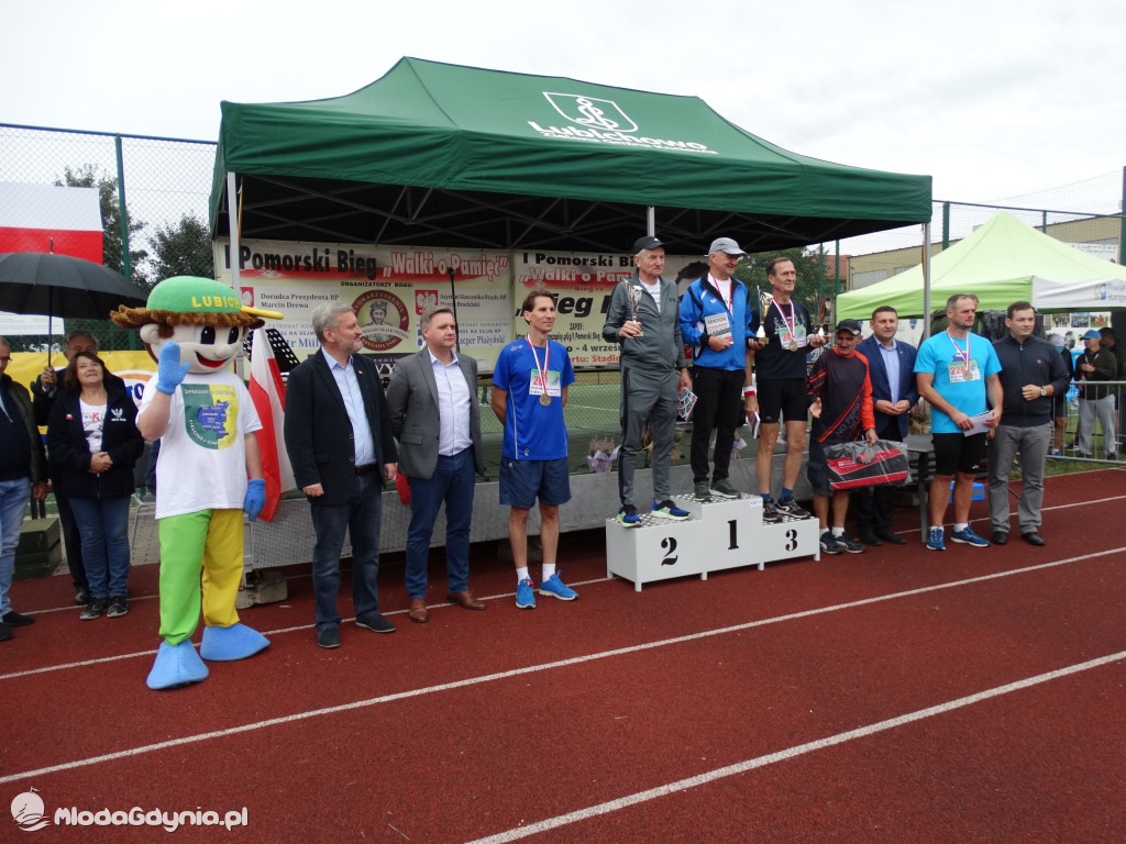 Bieg Inki - Lubichowo 04.09.2021 - wręczenie pucharów