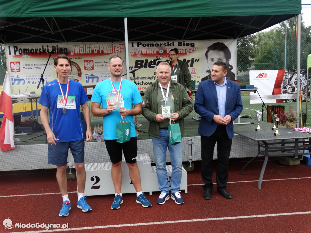 Bieg Inki - Lubichowo 04.09.2021 - wręczenie pucharów