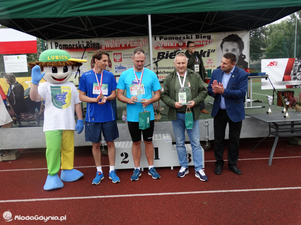 Bieg Inki - Lubichowo 04.09.2021 - wręczenie pucharów