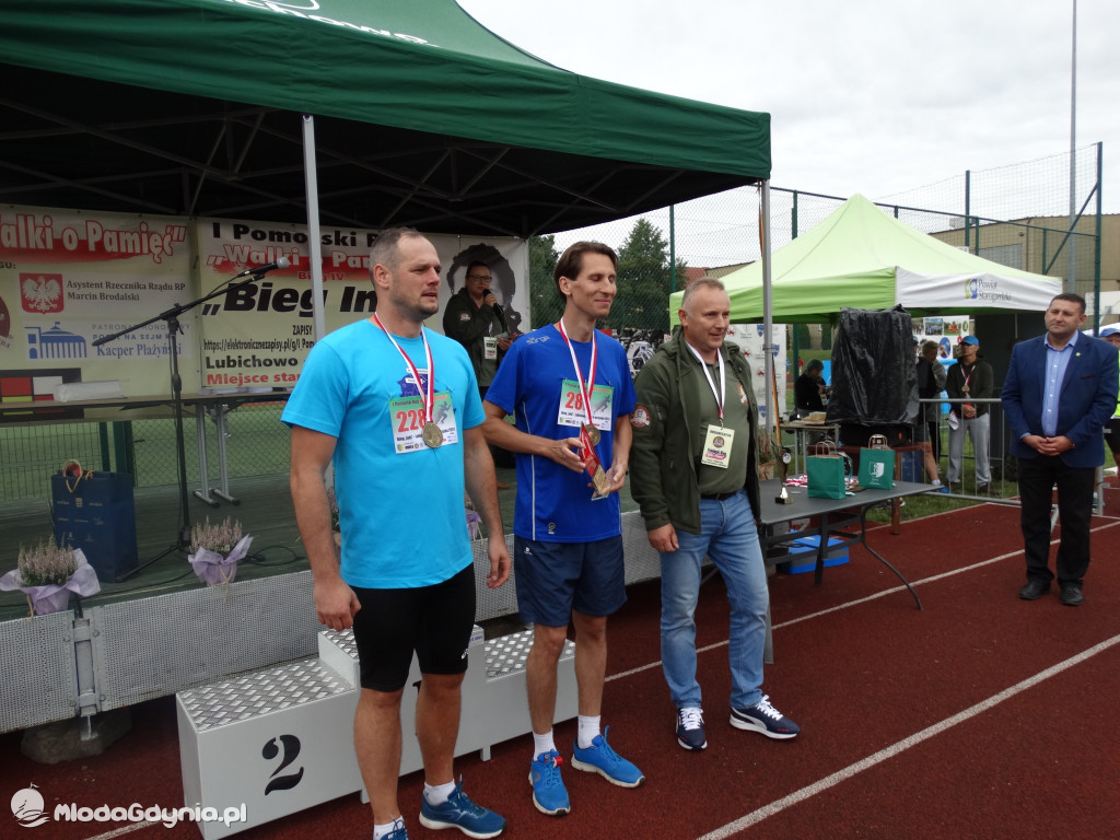 Bieg Inki - Lubichowo 04.09.2021 - wręczenie pucharów