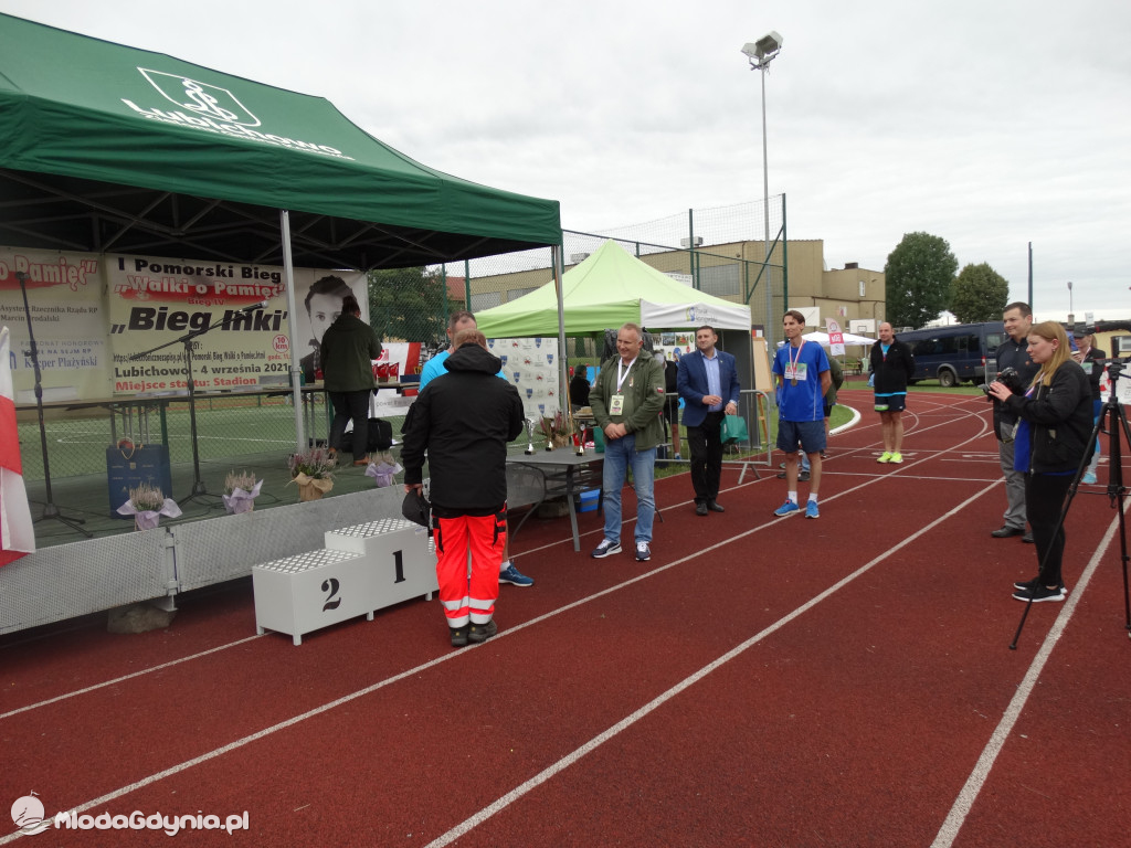 Bieg Inki - Lubichowo 04.09.2021 - wręczenie pucharów