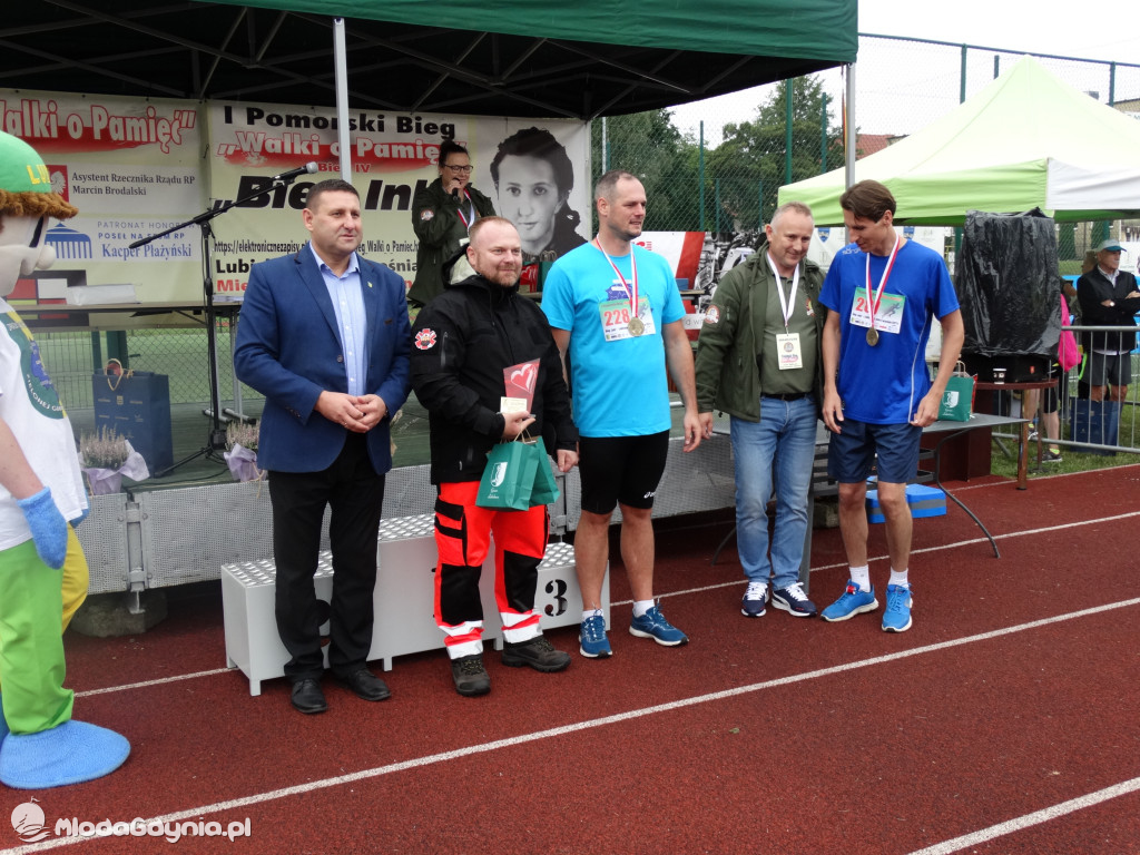 Bieg Inki - Lubichowo 04.09.2021 - wręczenie pucharów