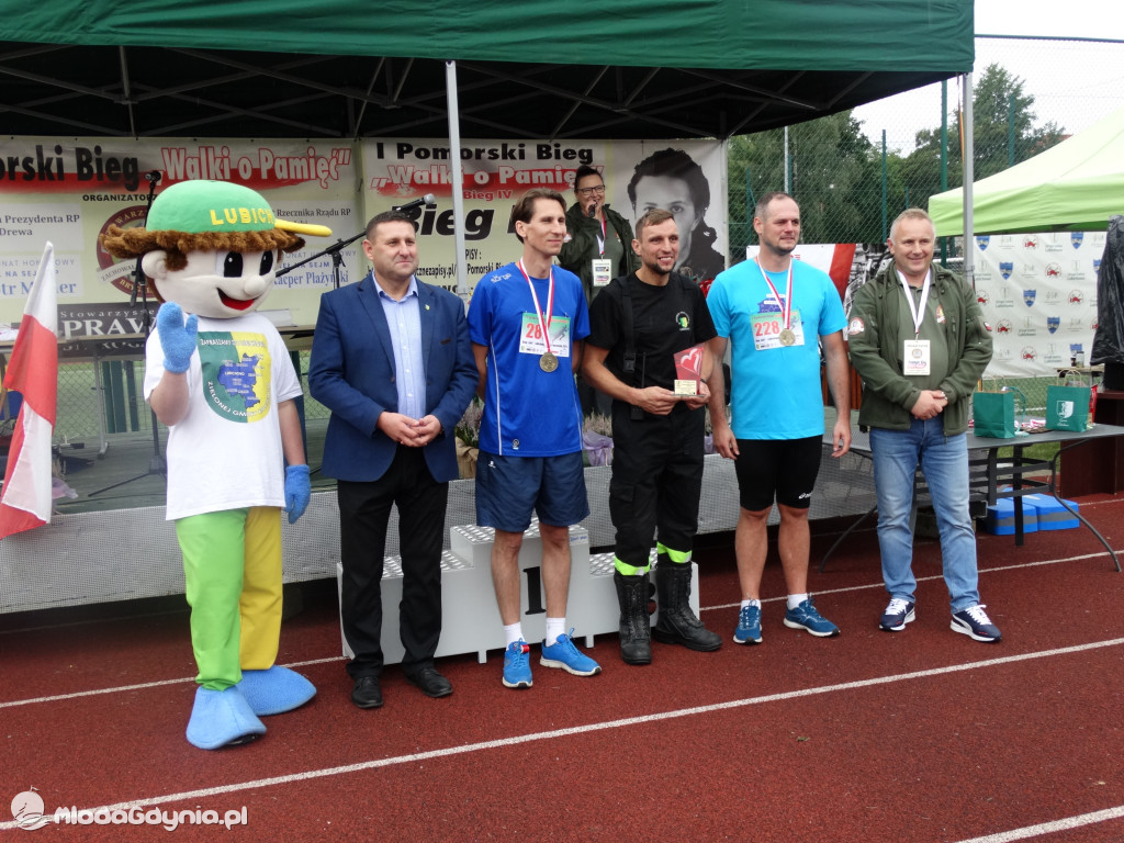 Bieg Inki - Lubichowo 04.09.2021 - wręczenie pucharów