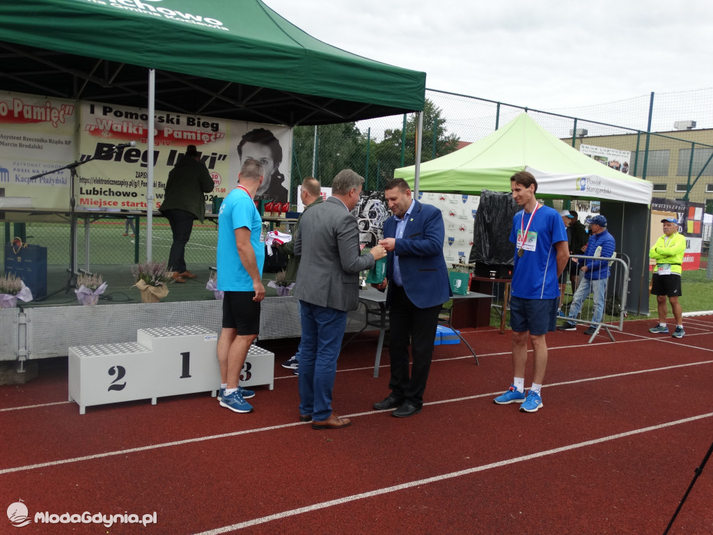 Bieg Inki - Lubichowo 04.09.2021 - wręczenie pucharów