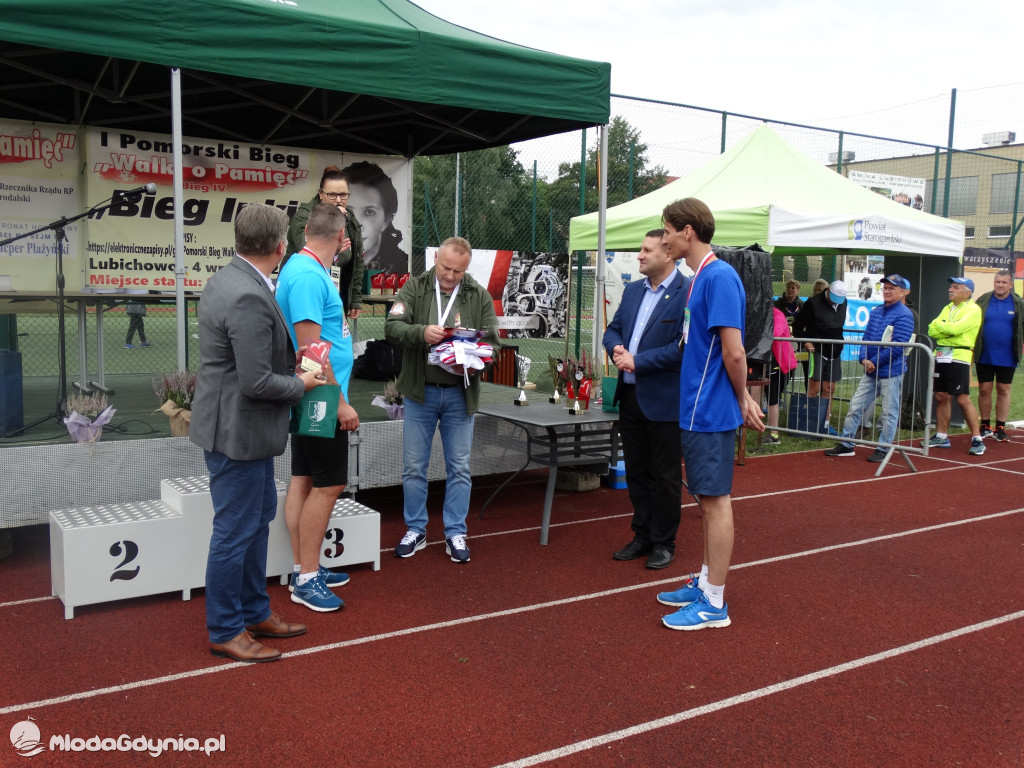 Bieg Inki - Lubichowo 04.09.2021 - wręczenie pucharów