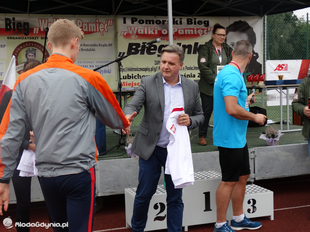 Bieg Inki - Lubichowo 04.09.2021 - wręczenie pucharów