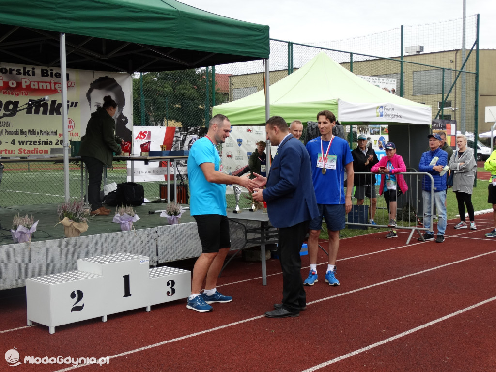 Bieg Inki - Lubichowo 04.09.2021 - wręczenie pucharów