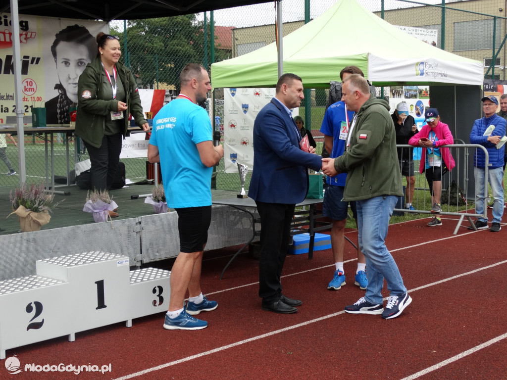 Bieg Inki - Lubichowo 04.09.2021 - wręczenie pucharów