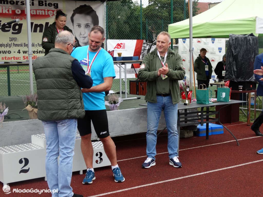Bieg Inki - Lubichowo 04.09.2021 - wręczenie pucharów
