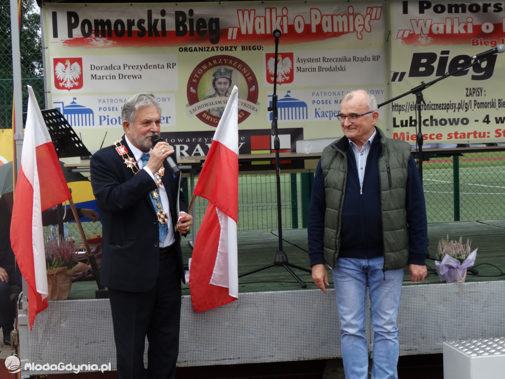 Bieg Inki - Lubichowo 04.09.2021 - wręczenie pucharów