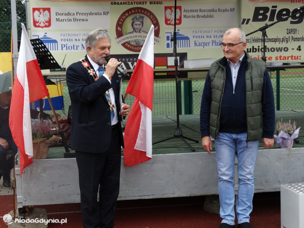 Bieg Inki - Lubichowo 04.09.2021 - wręczenie pucharów