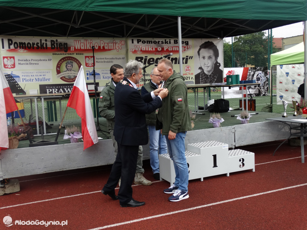 Bieg Inki - Lubichowo 04.09.2021 - wręczenie pucharów