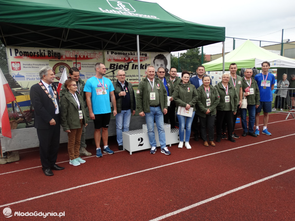 Bieg Inki - Lubichowo 04.09.2021 - wręczenie pucharów