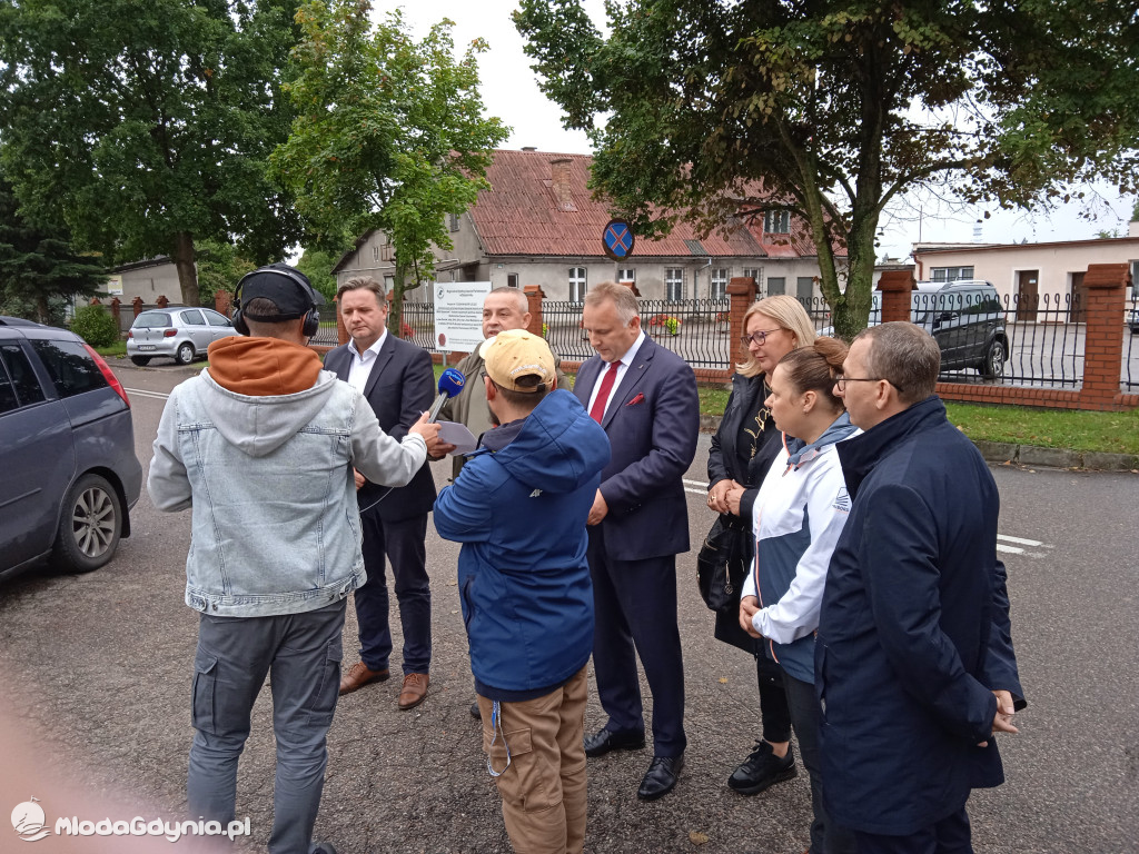 Konferencja prasowa  ws podpalenia w Barkowie - Czarne 18.09.2021