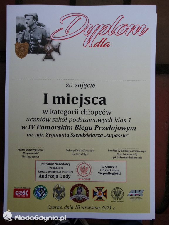 IV Pomorski Bieg Przełajowy im. majora Zygmunta Szendzielarza III