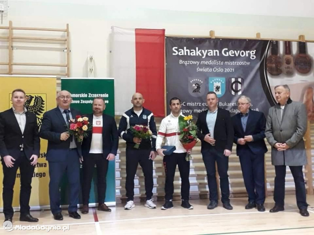 Powitanie Gevorga Sahakyan w Kartuzach