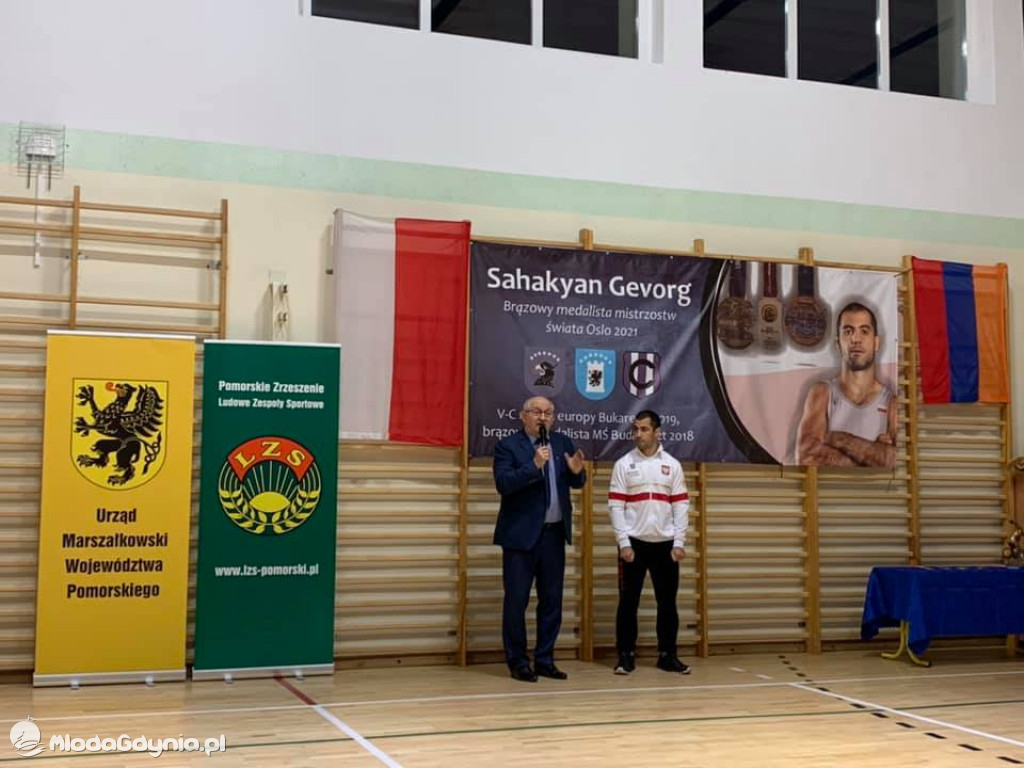 Powitanie Gevorga Sahakyan w Kartuzach