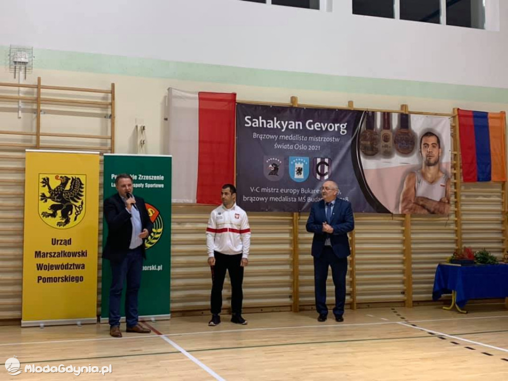 Powitanie Gevorga Sahakyan w Kartuzach