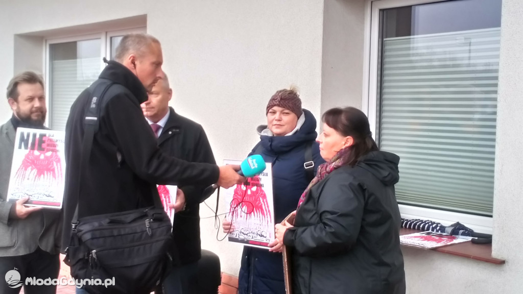 Żukowo - protest mieszkańców 26.10.2021