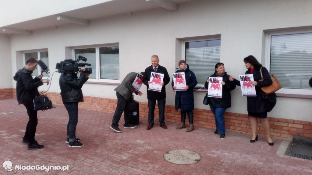 Żukowo - protest mieszkańców 26.10.2021