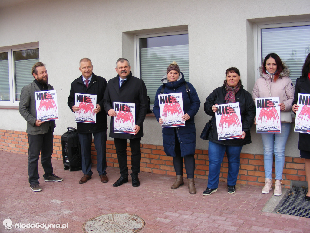 Żukowo - protest mieszkańców 26.10.2021