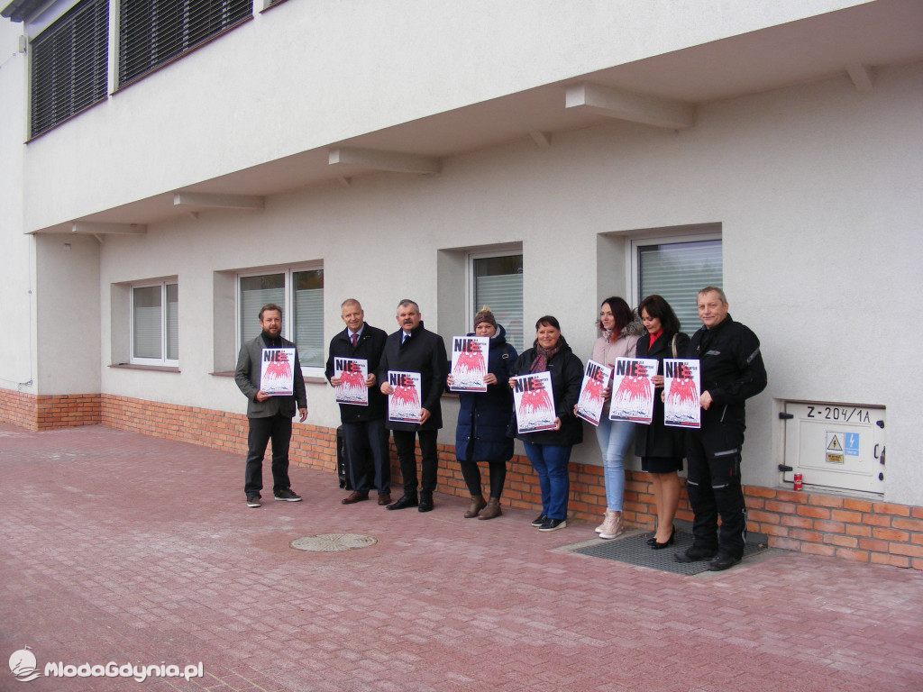 Żukowo - protest mieszkańców 26.10.2021