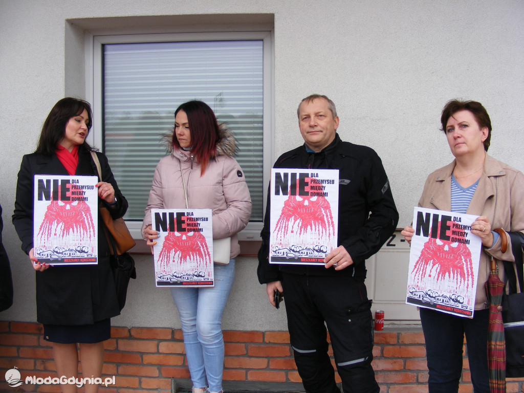 Żukowo - protest mieszkańców 26.10.2021