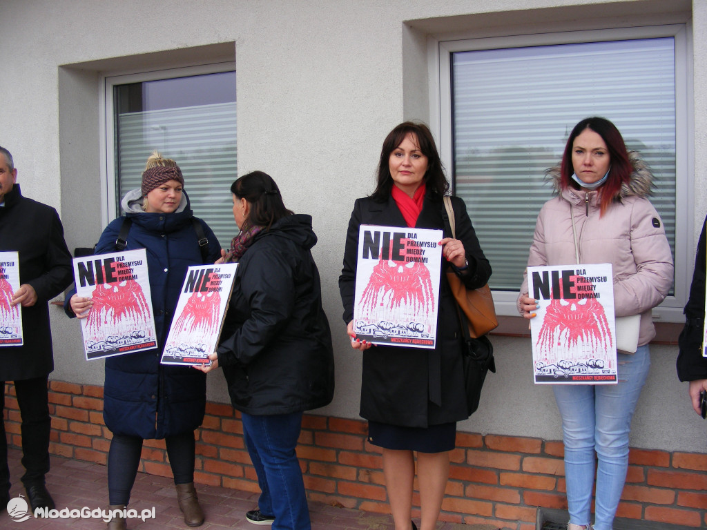 Żukowo - protest mieszkańców 26.10.2021