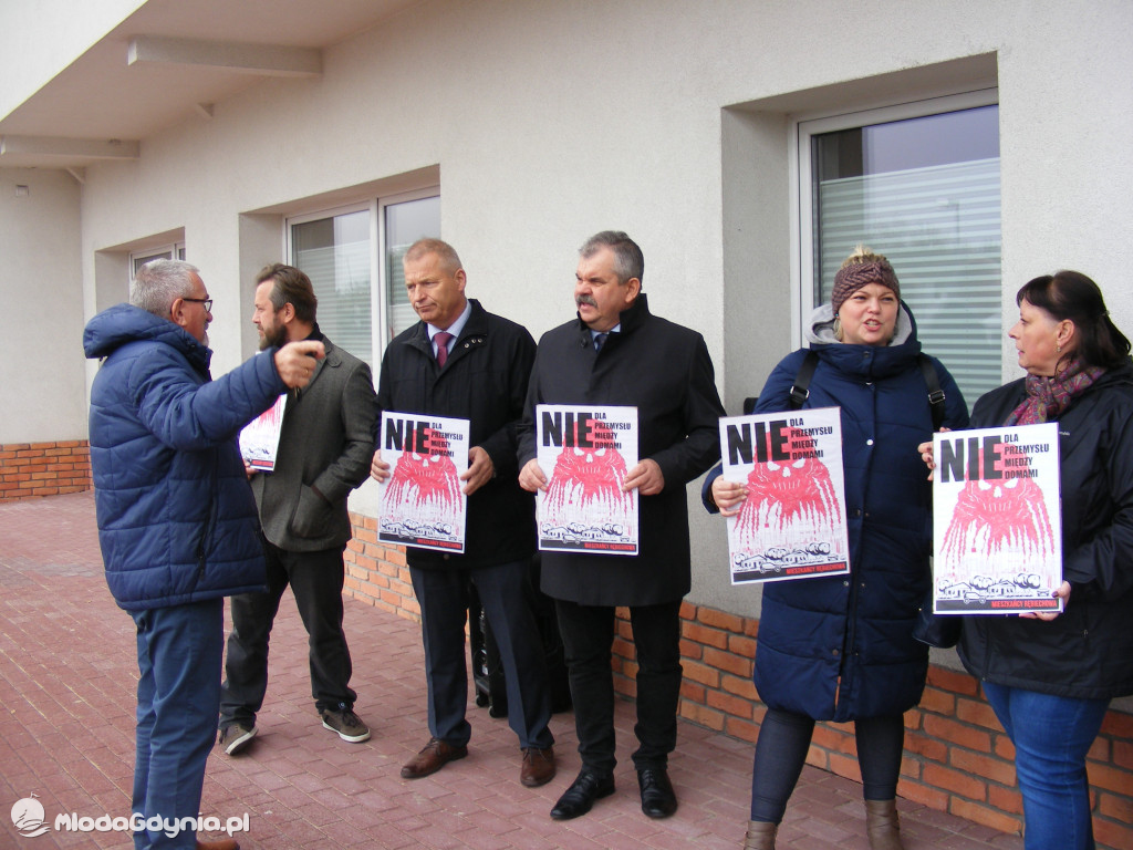 Żukowo - protest mieszkańców 26.10.2021