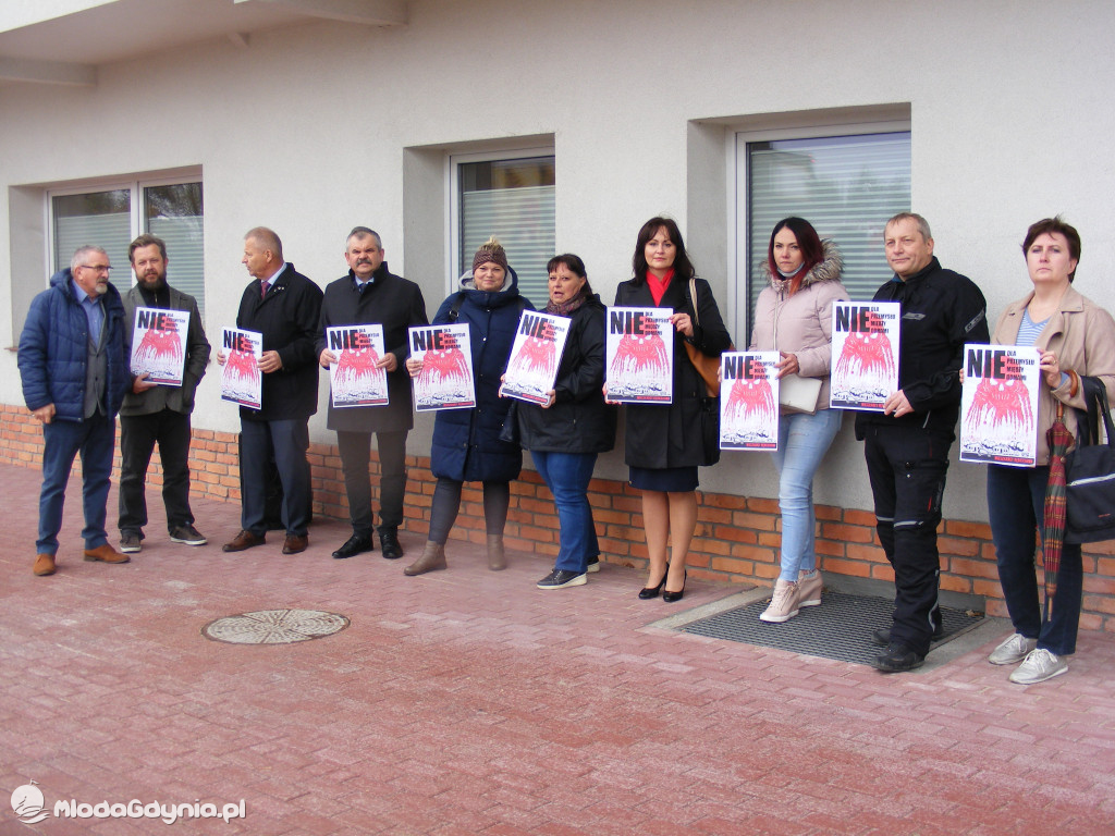 Żukowo - protest mieszkańców 26.10.2021