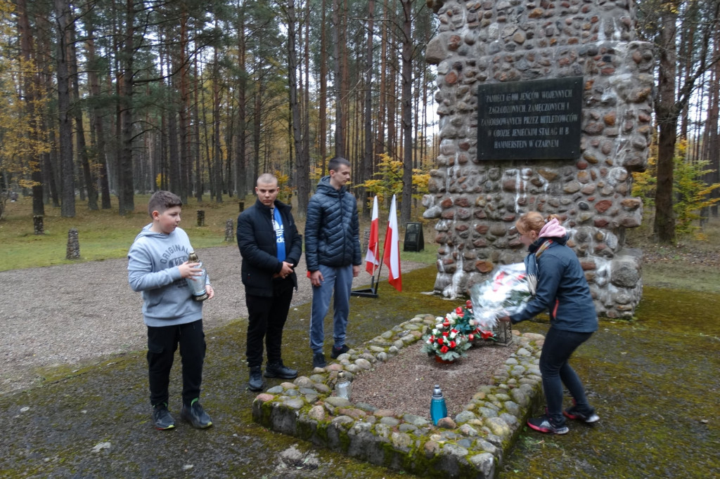 Stalag II B Hammerstein - porządki przed 1 listopada 2021