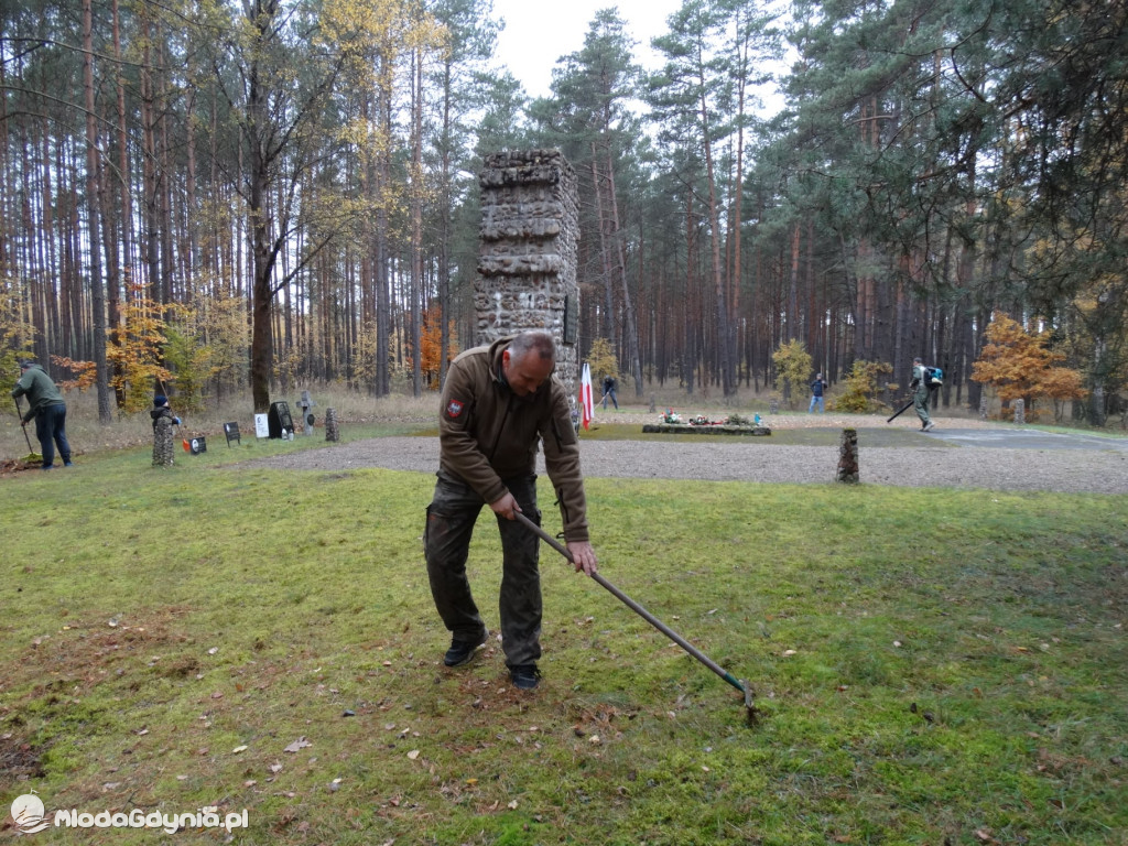 Stalag II B Hammerstein - porządki przed 1 listopada 2021